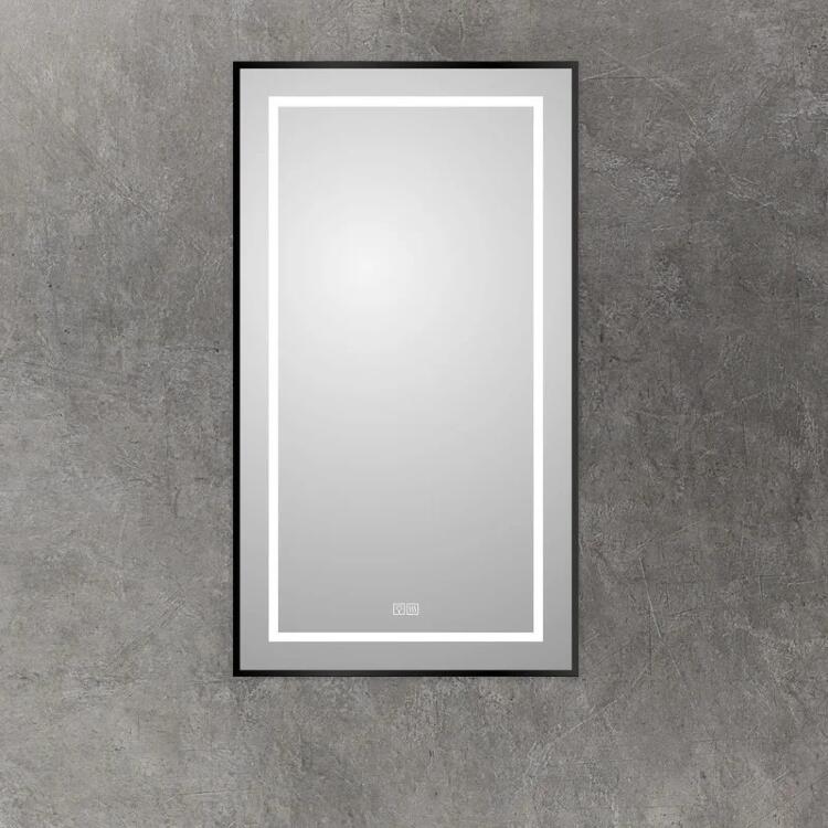 Зеркало BelBagno SPC-KRAFT-500-900-LED-TCH-WARM-NERO