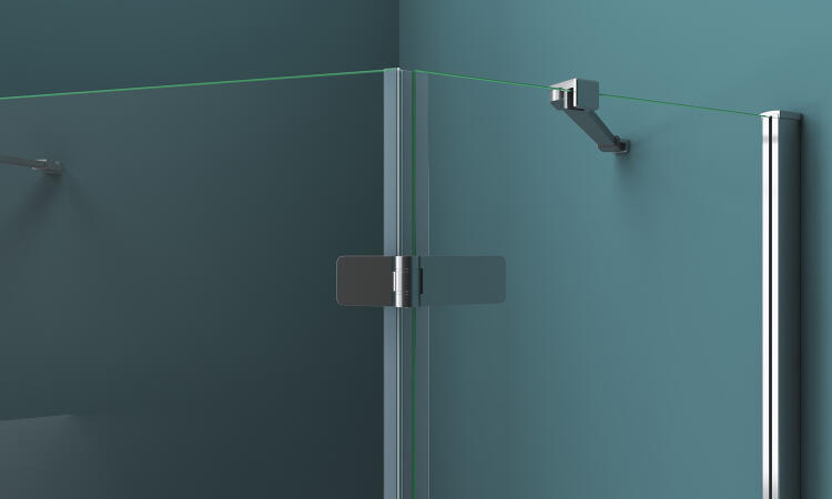 Душевой уголок BelBagno Kraft 90х90 KRAFT-P-1-90-C-Cr-L профиль Хром стекло прозрачное