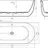 Ванна отдельностоящая BelBagno BB706-1700-770 Ванна отдельностоящая BelBagno BB706-1700-770