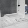 Акриловый поддон 120х100 BelBagno TRAY-BB-AH-120/100-15-W с сифоном