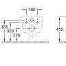 Унитаз подвесной Villeroy & Boch Architectura 5685HR01 белый, прямоугольный, 37x53 см + ершик напольный в подарок Унитаз подвесной Villeroy & Boch Architectura 5685HR01 белый, прямоугольный, 37x53 см + ершик напольный в подарок