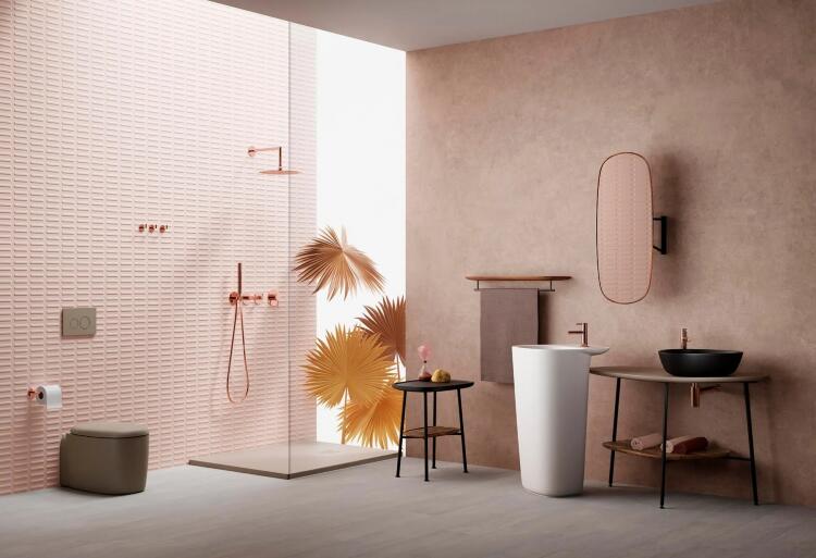 Смеситель VitrA Origin A4255526 для раковины, медный, однорычажный, медь
