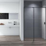 Душевая дверь Cezares URBAN-B-12-130-C-NERO, 130х195, профиль черный, стекло прозрачное Душевая дверь Cezares URBAN-B-12-130-C-NERO, 130х195, профиль черный, стекло прозрачное
