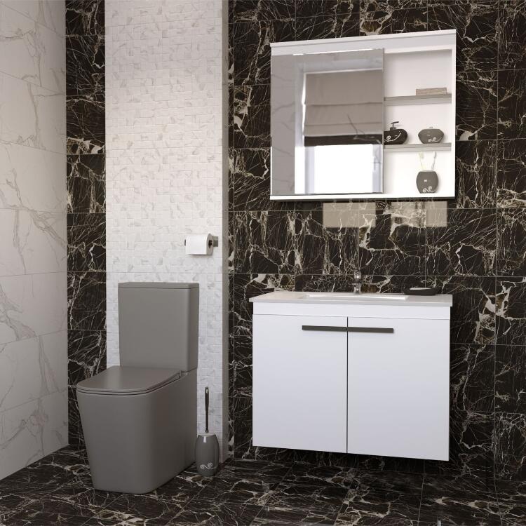 Зеркальный шкаф Nova Vector 80