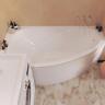 Ванна из искусственного камня Marmo Bagno Турин 170x95 левая асимметричная, пристенная