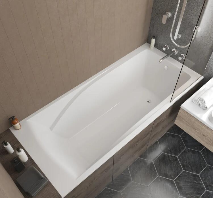 Ванна из искусственного камня Marmo Bagno София 170x75 прямоугольная, пристенная