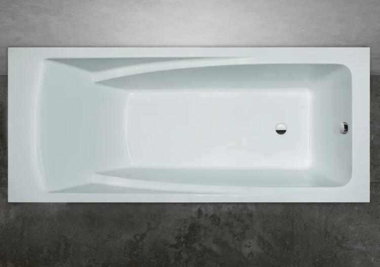 Ванна из искусственного камня Marmo Bagno София 170x75 прямоугольная, пристенная