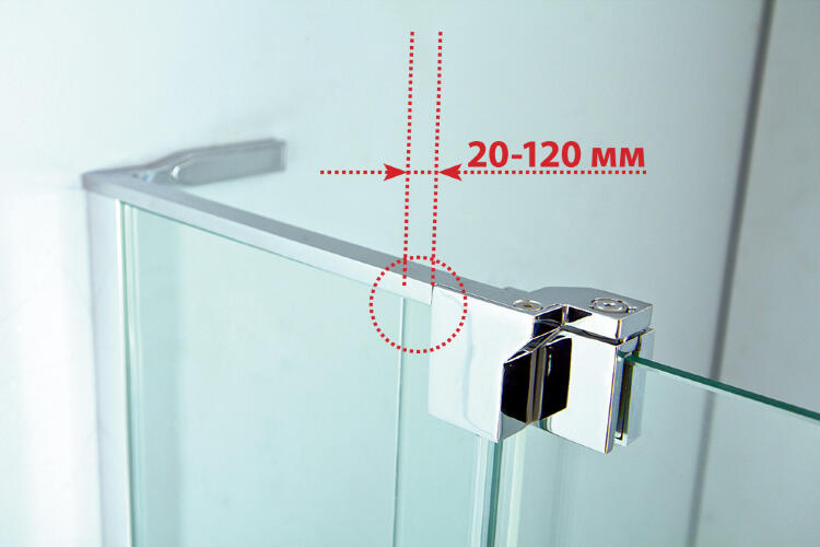 Душевой уголок Cezares SLIDER-AH-2-80/90-90/100-C-Cr