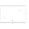 Зеркало BelBagno SPC-KRAFT-1200-800-LED-TCH-WARM-NERO Зеркало BelBagno SPC-KRAFT-1200-800-LED-TCH-WARM-NERO