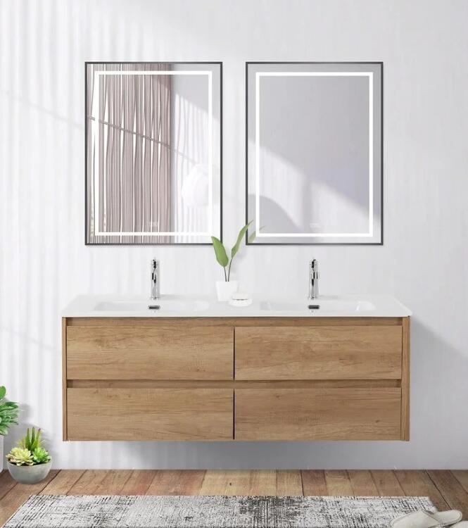 Зеркало BelBagno SPC-KRAFT-600-800-LED-TCH-WARM-NERO