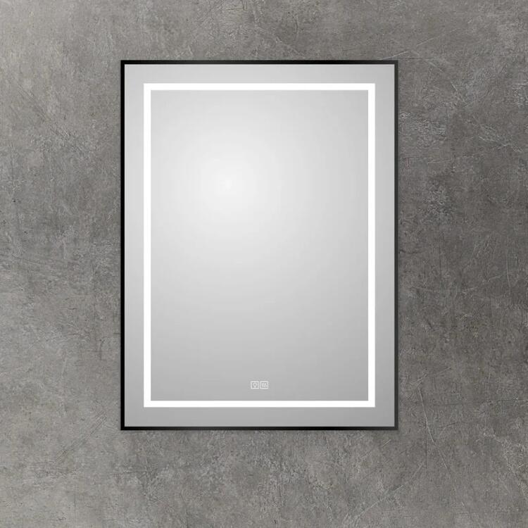 Зеркало BelBagno SPC-KRAFT-600-800-LED-TCH-WARM-NERO