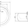 Ванна отдельностоящая BelBagno BB30-1550 Ванна отдельностоящая BelBagno BB30-1550