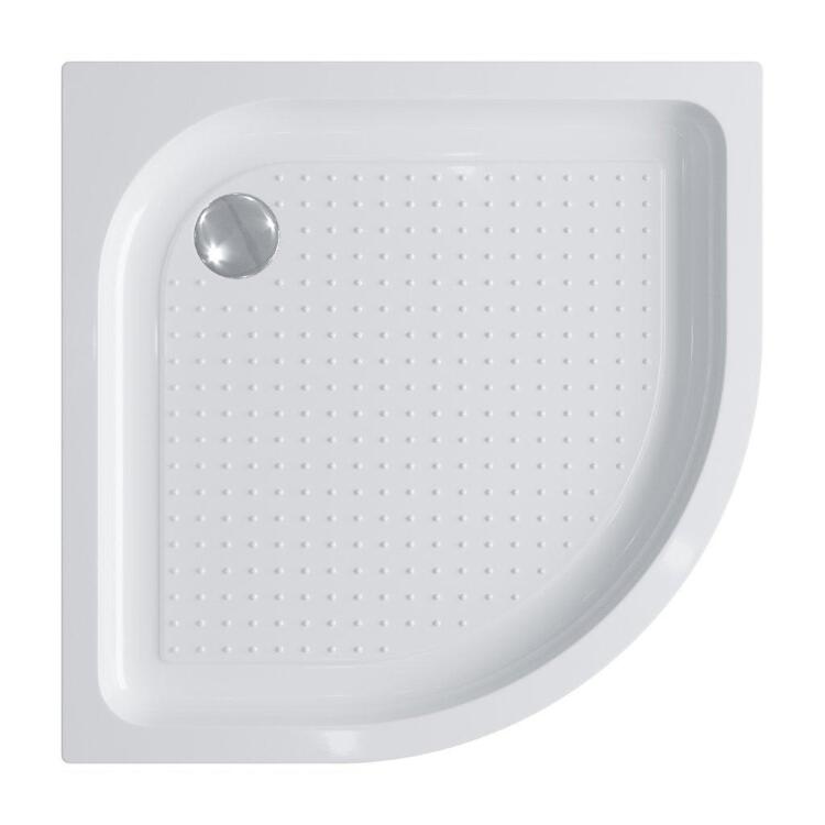 Акриловый поддон 95х95 BelBagno TRAY-BB-R-95-550-15-W с сифоном