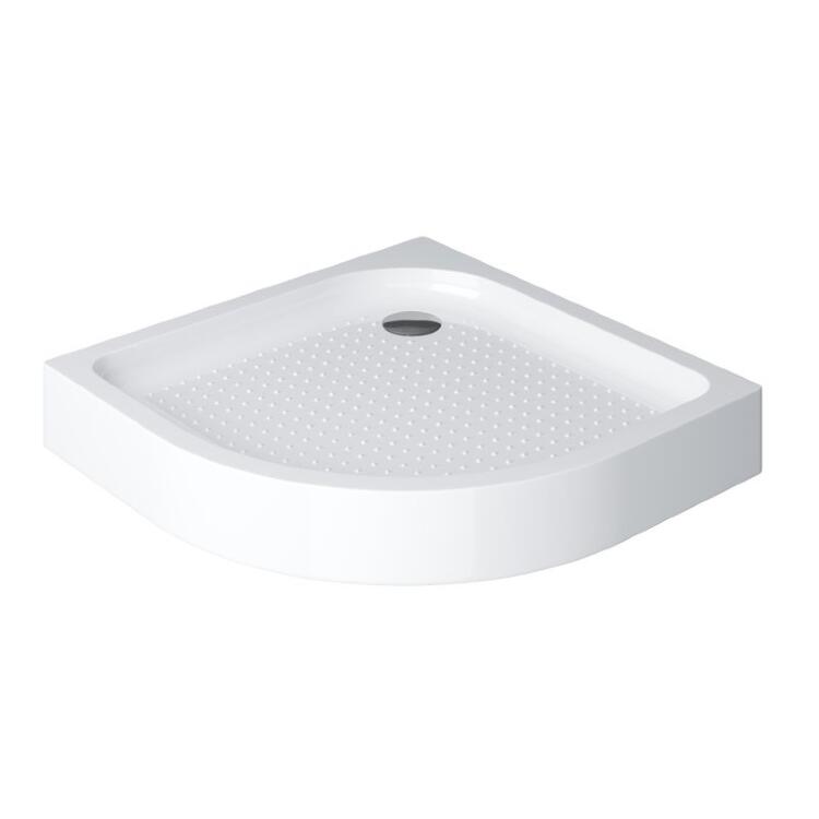 Акриловый поддон 95х95 BelBagno TRAY-BB-R-95-550-15-W с сифоном